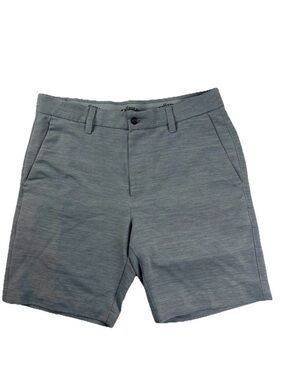CALLAWAY MENS PERFORMANCE GOLF SHORTS HEATHER GRAY 8” INSEAM STRETCH OPTI DRY 34